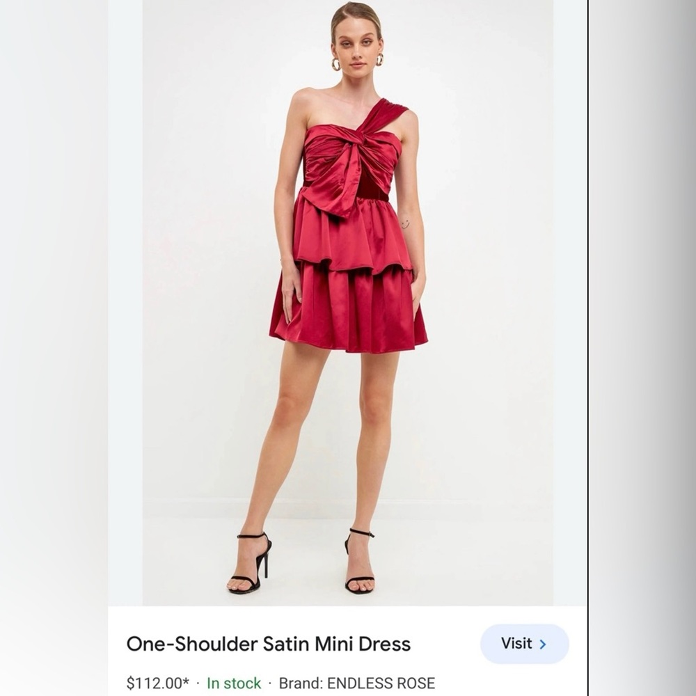 Red Endless rose dress